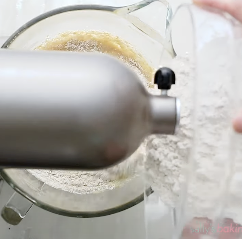 Adding Dry to Wet Ingredients